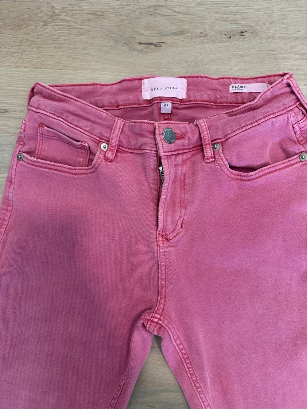 Dear John Pink Blaire High Rise Jeans